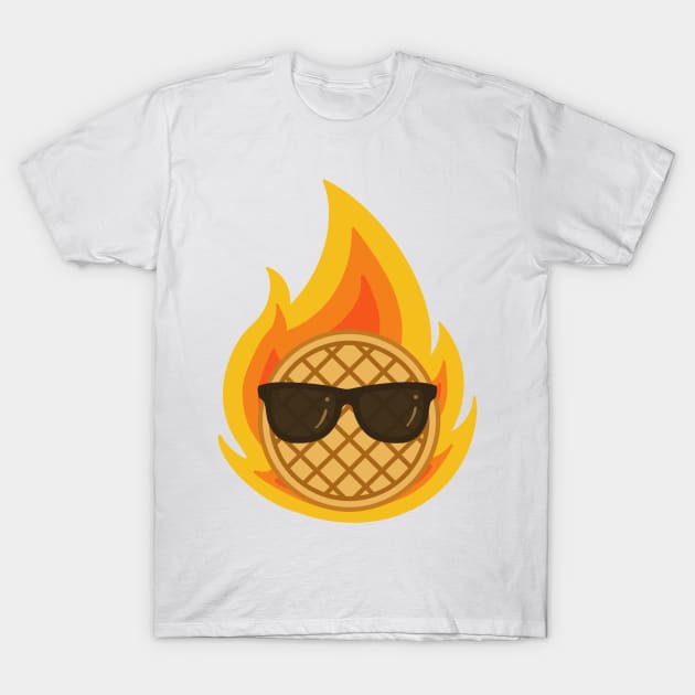 Hot Waffle T-Shirt by avercado-art